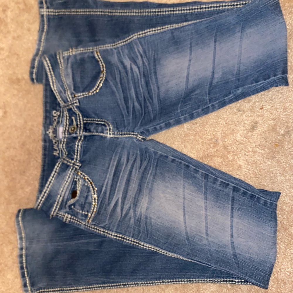 Almost Famous Women's Blue Boot Cut Jeans